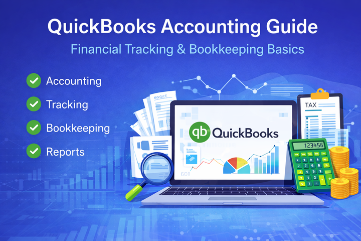QuickBooks: A Complete Guide to Accounting Basics, Financial Tracking, and Small Business Bookkeeping