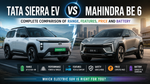 Tata Sierra EV vs Mahindra BE 6: Complete Comparison of Range, Features, Price and Battery